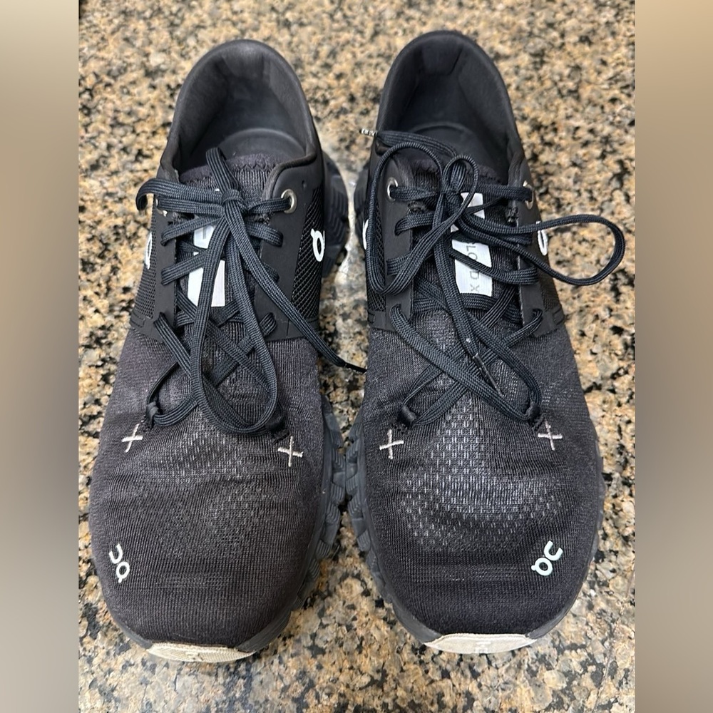 On Running Black Sneakers with Breathable Design